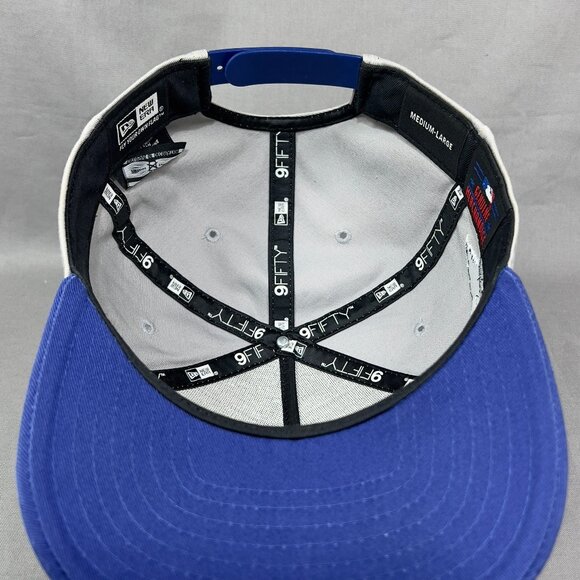 Toronto Blue Jays MLB Snapback M-L Hat New Era 9fifty Gray Baseball Maple Mens - Picture 14 of 16